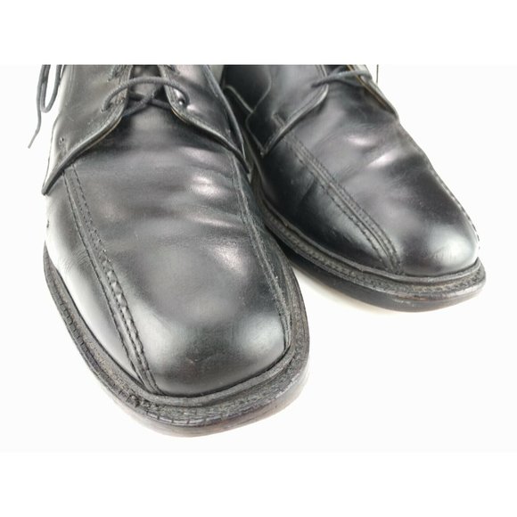 Mens ALLEN EDMONDS Oxford HILLCREST BLACK Leather Shoes Size 10 D Made In USA main image 7